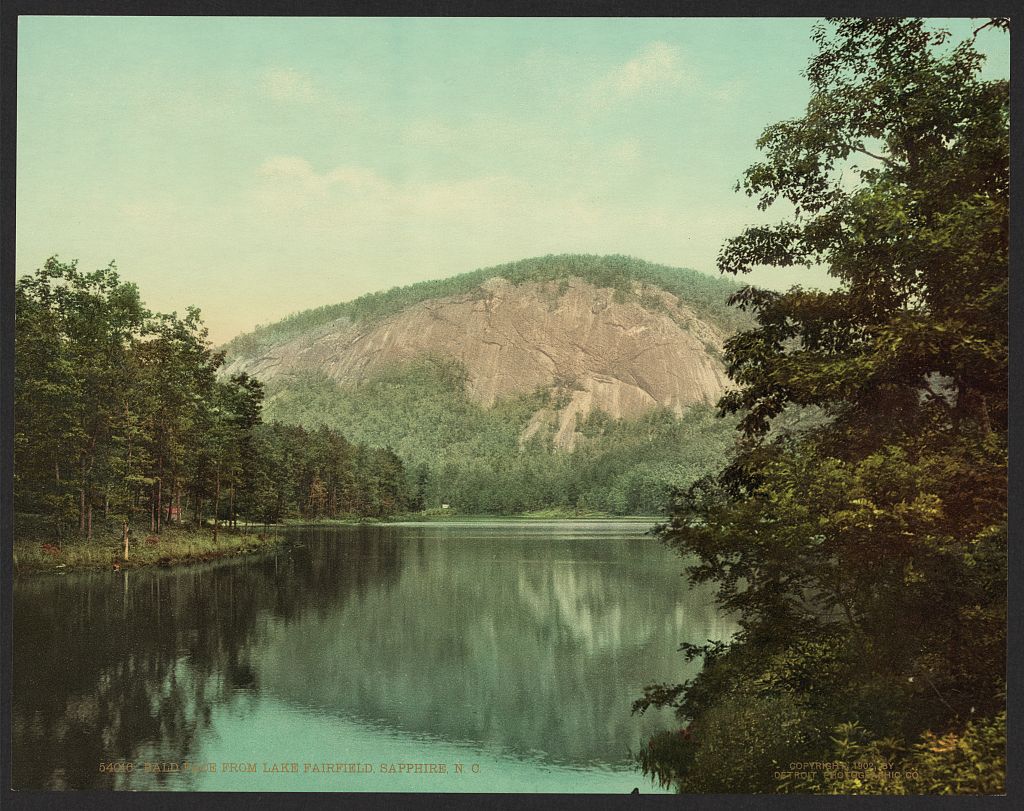 Bald Face from Lake Fairfield, Sapphire, N.C.